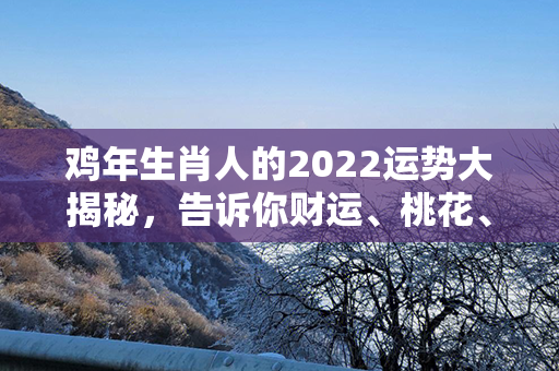 鸡年生肖人的2022运势大揭秘，告诉你财运、桃花、事业等等！