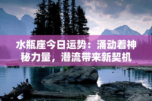 水瓶座今日运势：涌动着神秘力量，潜流带来新契机