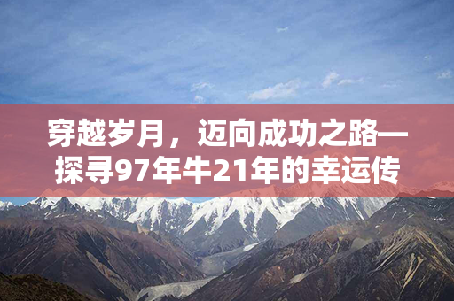 穿越岁月，迈向成功之路—探寻97年牛21年的幸运传奇