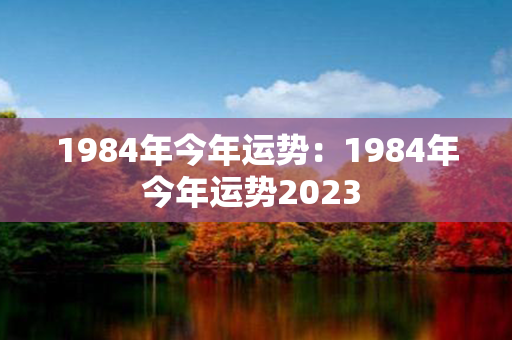 1984年今年运势：1984年今年运势2023 