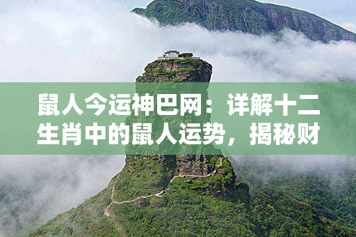 鼠人今运神巴网：详解十二生肖中的鼠人运势，揭秘财富、爱情、健康！